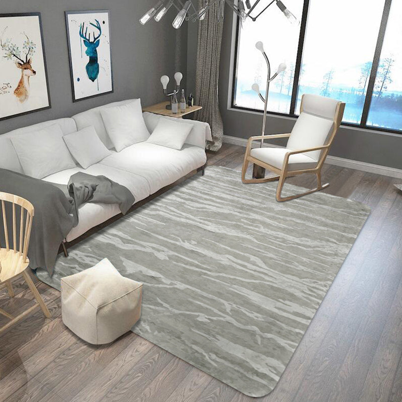 Avtoit | Unusual abstract carpet gray industrial carpet polyester pet-friendly non-slip backing washable carpet for the living room