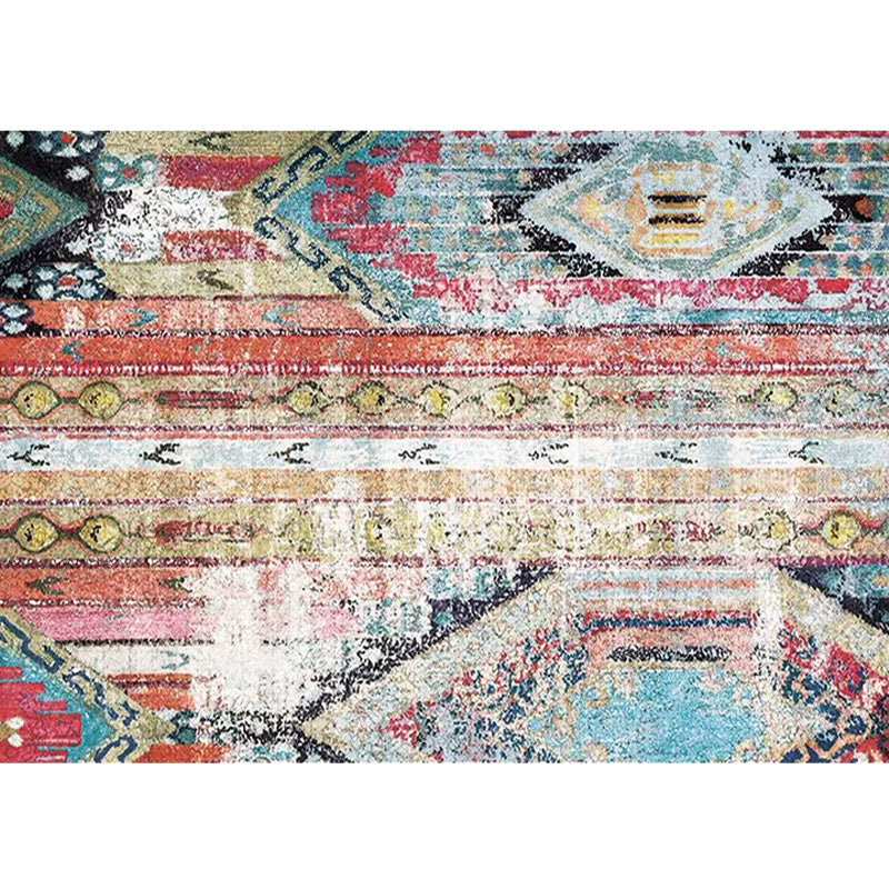 Avtoit | Bohemian Tribal Pattern Rug More Colors Polyester Rug Machine Washable Non-Slip Back Rug for Living Room