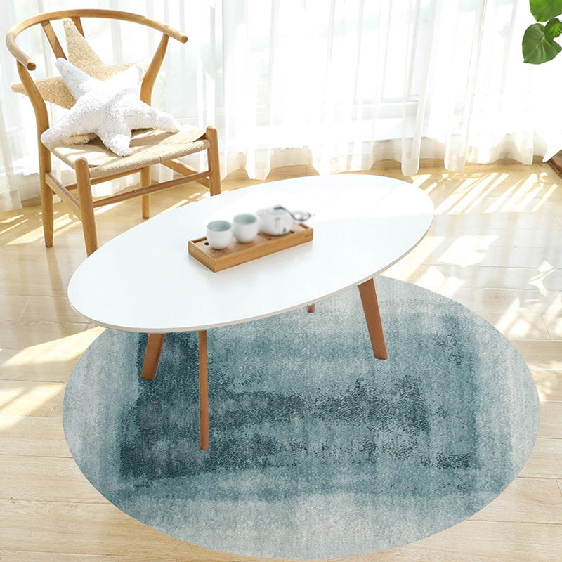 Avtoit | Contemporary watercolour patterned rug with twist stripes Multi-colour polyester rug Non-slip backing Washable Pet-friendly rug for bedroom