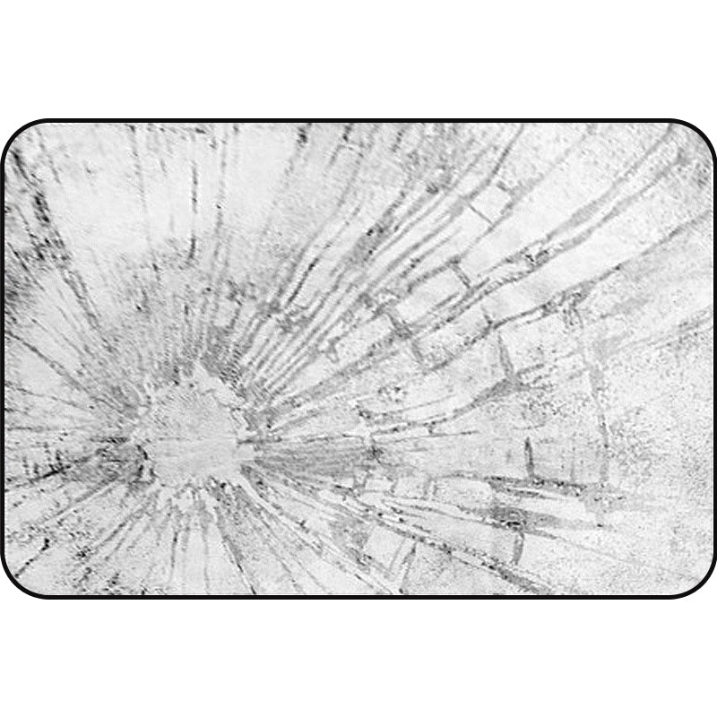 Avtoit | Stylish Abstract Rug Gray Shabby Chic Rug Polyester Pet Friendly Non-Slip Back Washable Rug for the Living Room