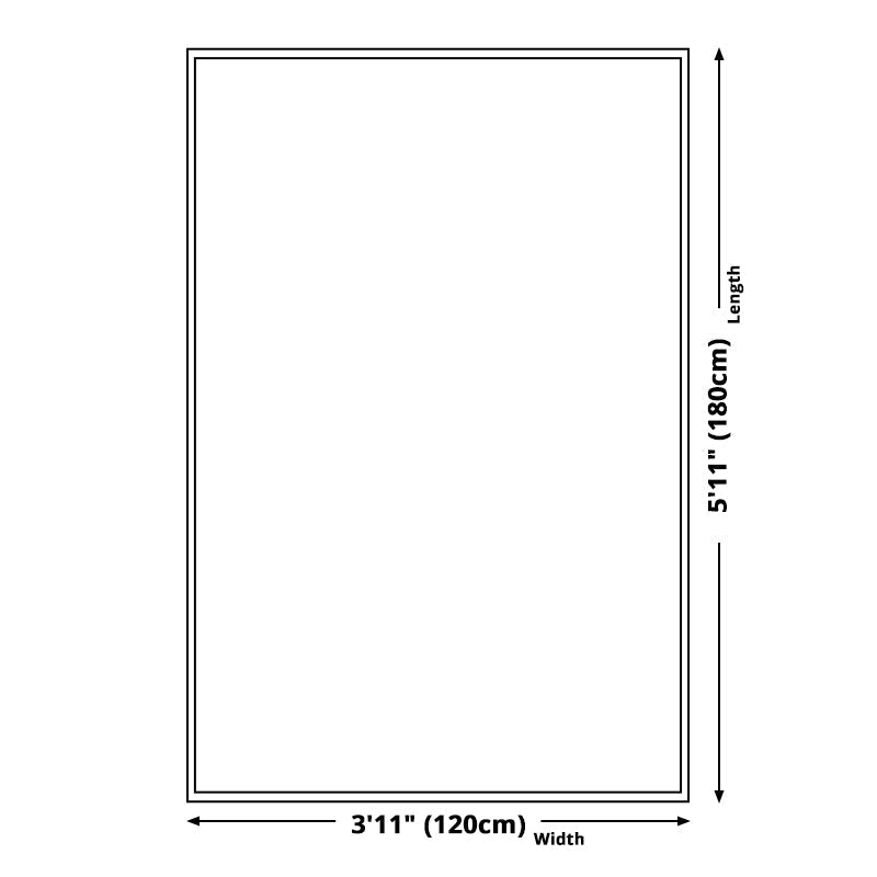 Avtoit | Blue Face Pattern Carpet Polyester Modern Carpet Washable Non-Slip Pet-Friendly Carpet for the Living Room