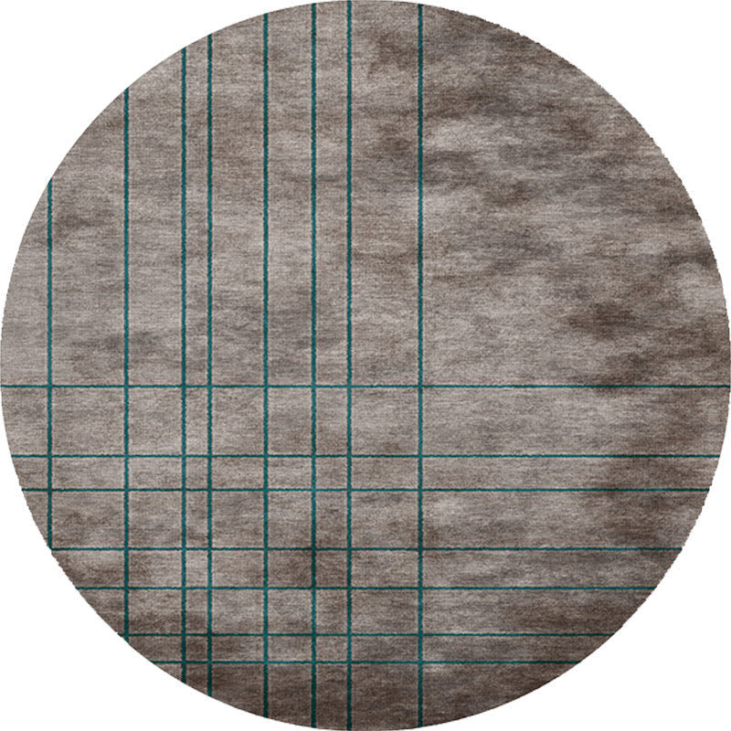 Avtoit | Colorful checkered rug Polyester Modern rug Washable Non-slip Pet-friendly area rug for the living room