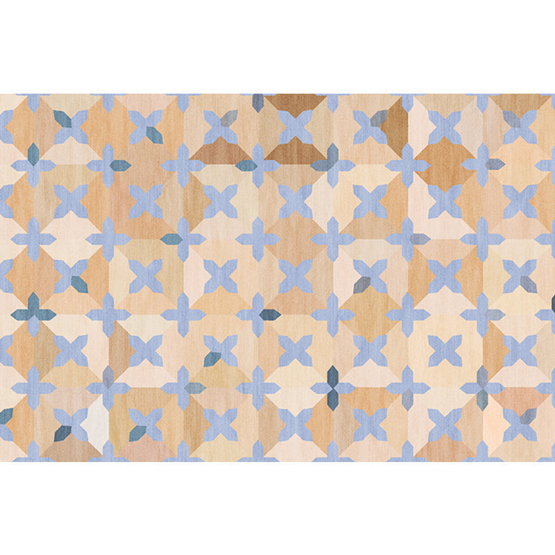 Avtoit | Simple Multicolor Modernist Carpet Polyester Geometric and Checkered Pattern Carpet Washable Pet-Friendly Non-Slip Carpet for the Living Room