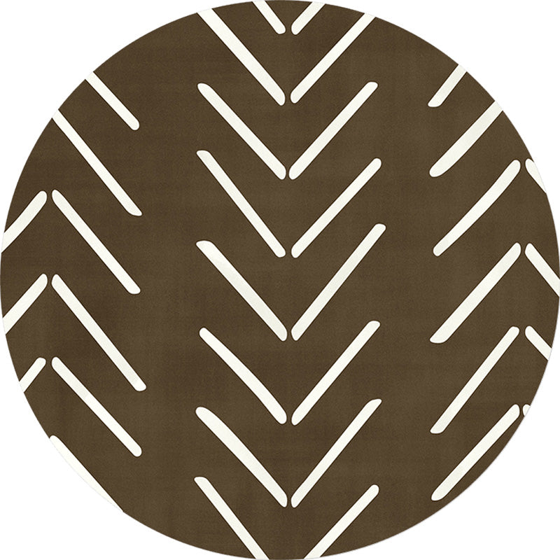 Avtoit | Geometric and striped pattern carpet polyester modern carpet washable non-slip pet-friendly carpet for the living room