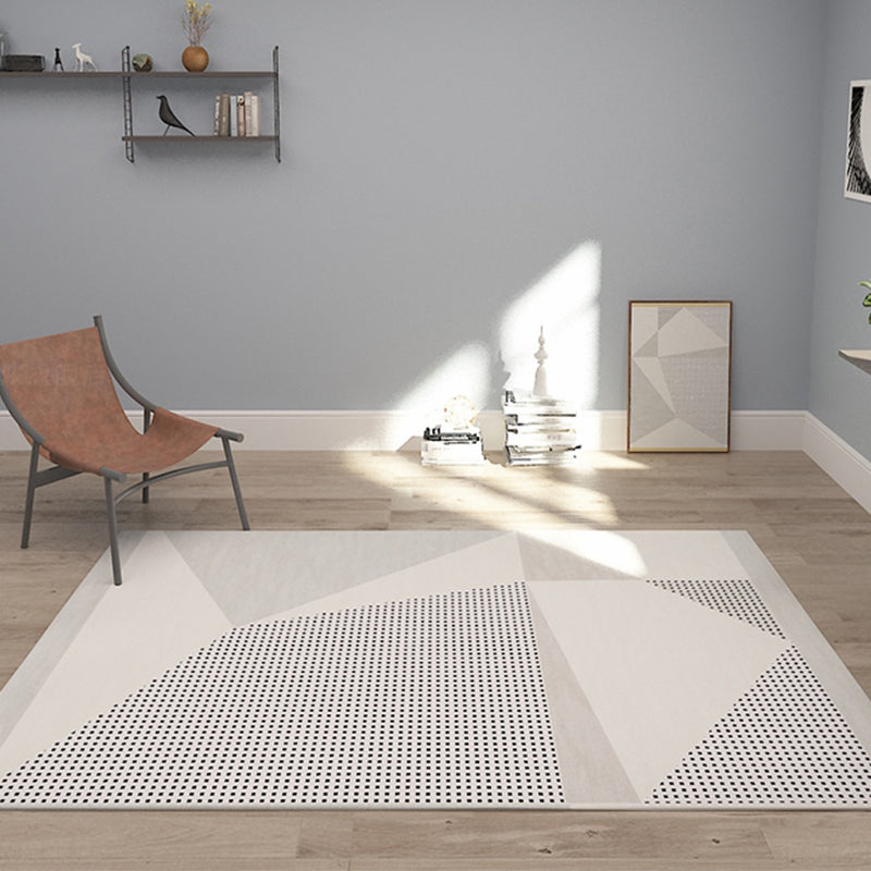 Avtoit | Funky Modernism Rug Green and Gray Geometric and Checkered Pattern Rug Pet Friendly Non-Slip Washable Area Rug for Decoration
