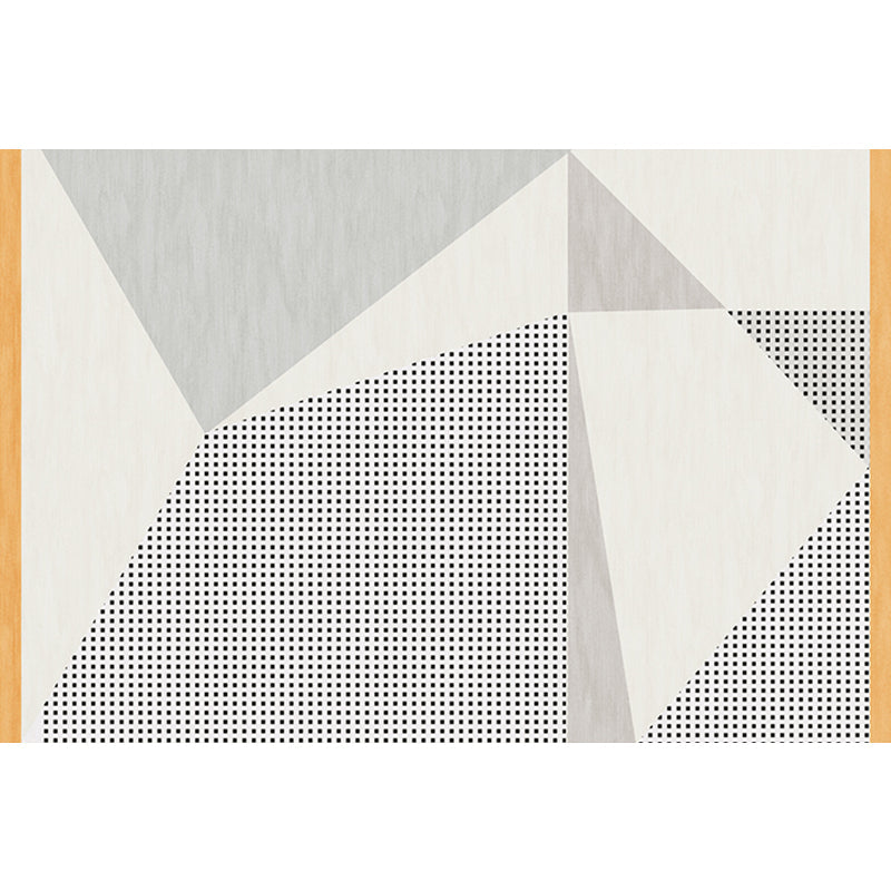 Avtoit | Funky Modernism Rug Green and Gray Geometric and Checkered Pattern Rug Pet Friendly Non-Slip Washable Area Rug for Decoration