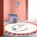 Avtoit | Character Carpet Polyester Modern Carpet Washable Anti-Slip Pet-Friendly Area Rug for Living Room