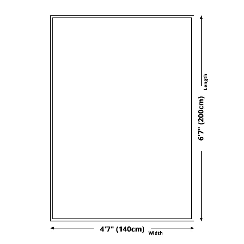 Avtoit | Green and Beige Abstract Carpet Polyester Modern Carpet Washable Non-Slip Pet-Friendly Area Rug for Living Room