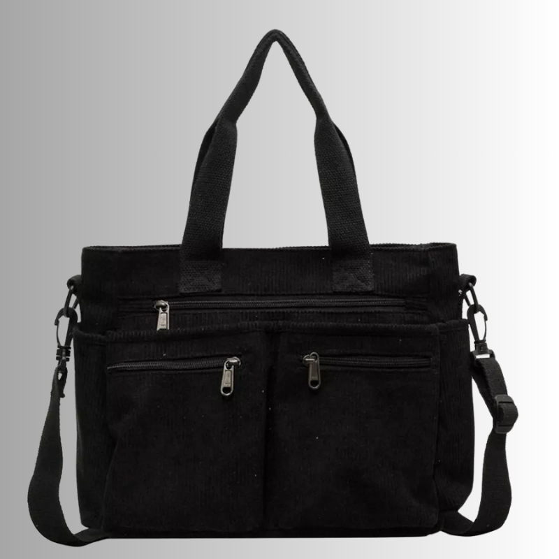 Avtoit | Urban Cord Tote Stylish Corduroy Shoulder Bag – Spacious, Lightweight & Functional Everyday Tote
