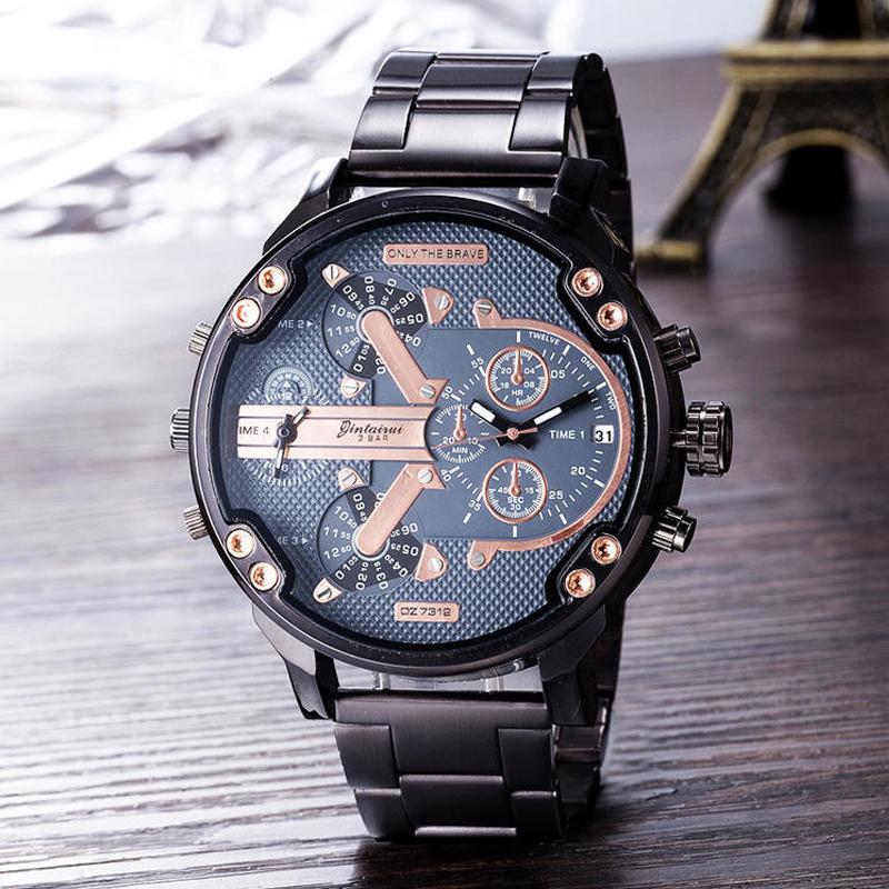 Men's Stainless Steel Chronograph Quartz Watch