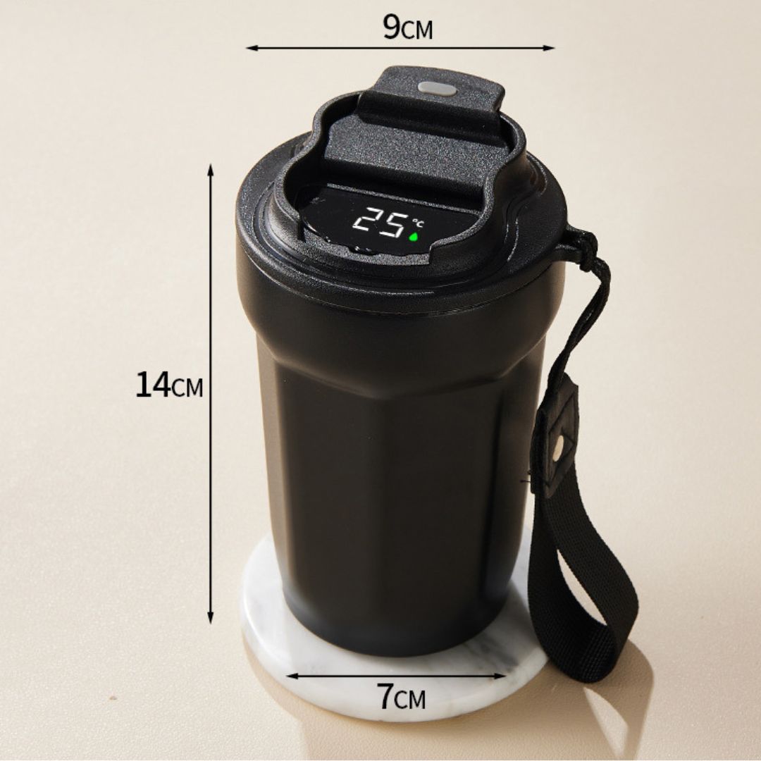 Avtoit | Stainless Steel Coffee Mug with LED Temperature Display 450 ML
