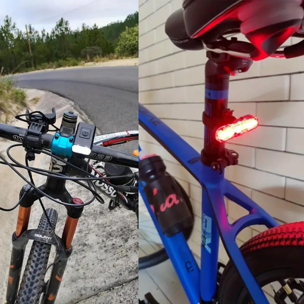 Avtoit | USB Rechargeable LED Bike Lights – 1000 Lumen Front & 500 Lumen Rear, Waterproof