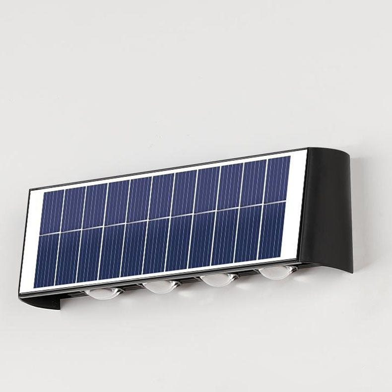 Avtoit | Modern Simplicity Solar Waterproof Rectangular ABS PMMA LED Wall Light Lamp For Outdoor Patio