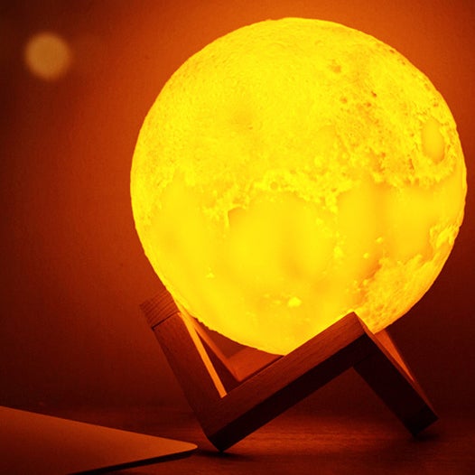 Avtoit | Creative Mini Rechargeable 3D Printed Moon 1-Light LED Table Lamp