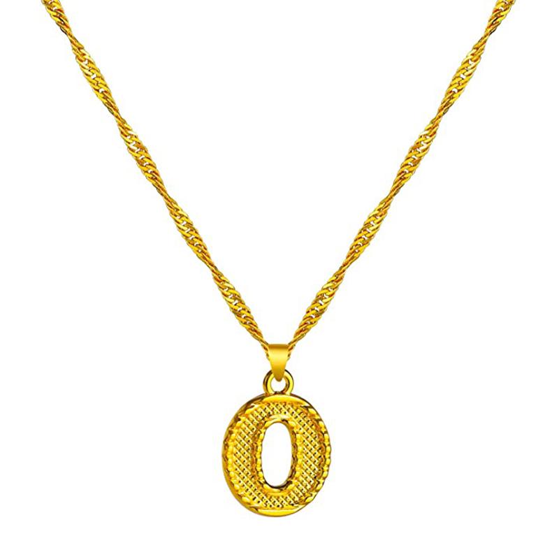 Avtoit | 18K gold-plated initial letter necklace