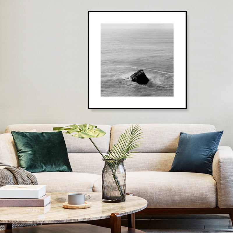 Avtoit | Dark Photography Seascape Art Print Textured Contemporary Living Room Furniture Wall Decor