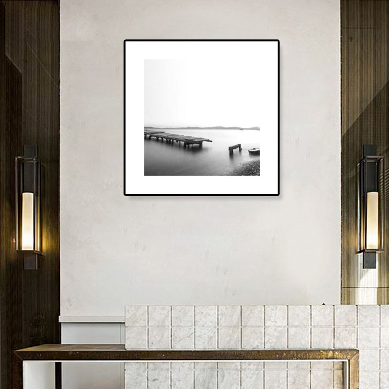 Avtoit | Dark Photography Seascape Art Print Textured Contemporary Living Room Furniture Wall Decor