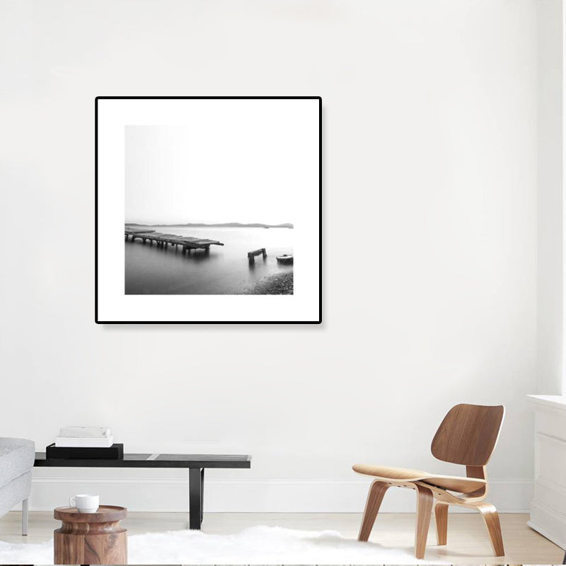 Avtoit | Dark Photography Seascape Art Print Textured Contemporary Living Room Furniture Wall Decor