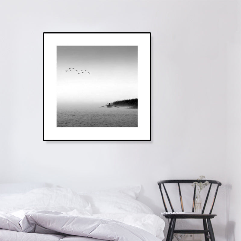 Avtoit | Dark Photography Seascape Art Print Textured Contemporary Living Room Furniture Wall Decor