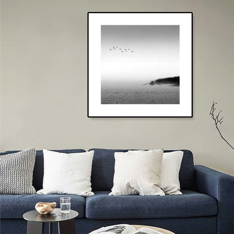 Avtoit | Dark Photography Seascape Art Print Textured Contemporary Living Room Furniture Wall Decor