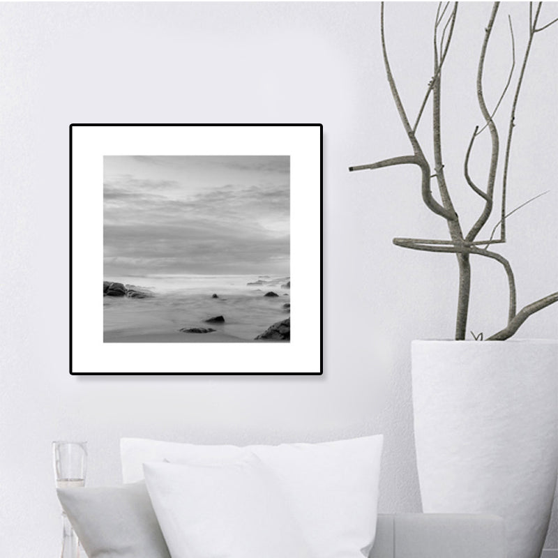 Avtoit | Dark Photography Seascape Art Print Textured Contemporary Living Room Furniture Wall Decor