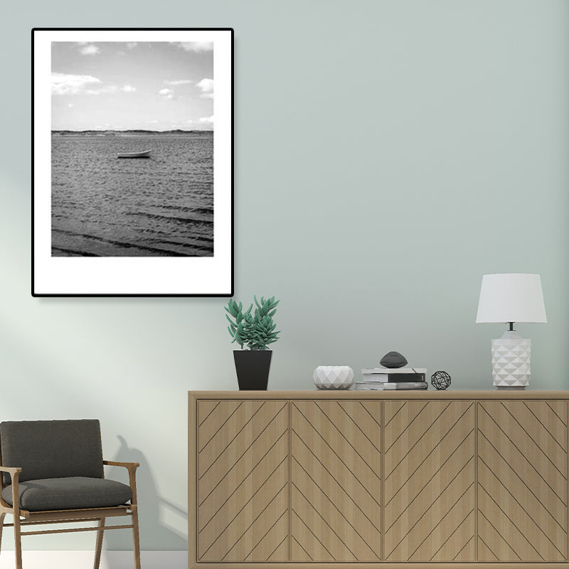 Avtoit | Gray Tropical Canvas Wall Art Photography Landscape Print Wall Decor for the Dining Room