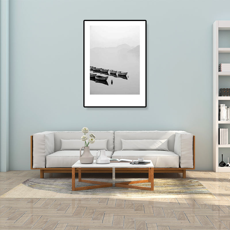 Avtoit | Gray Tropical Canvas Wall Art Photography Landscape Print Wall Decor for the Dining Room
