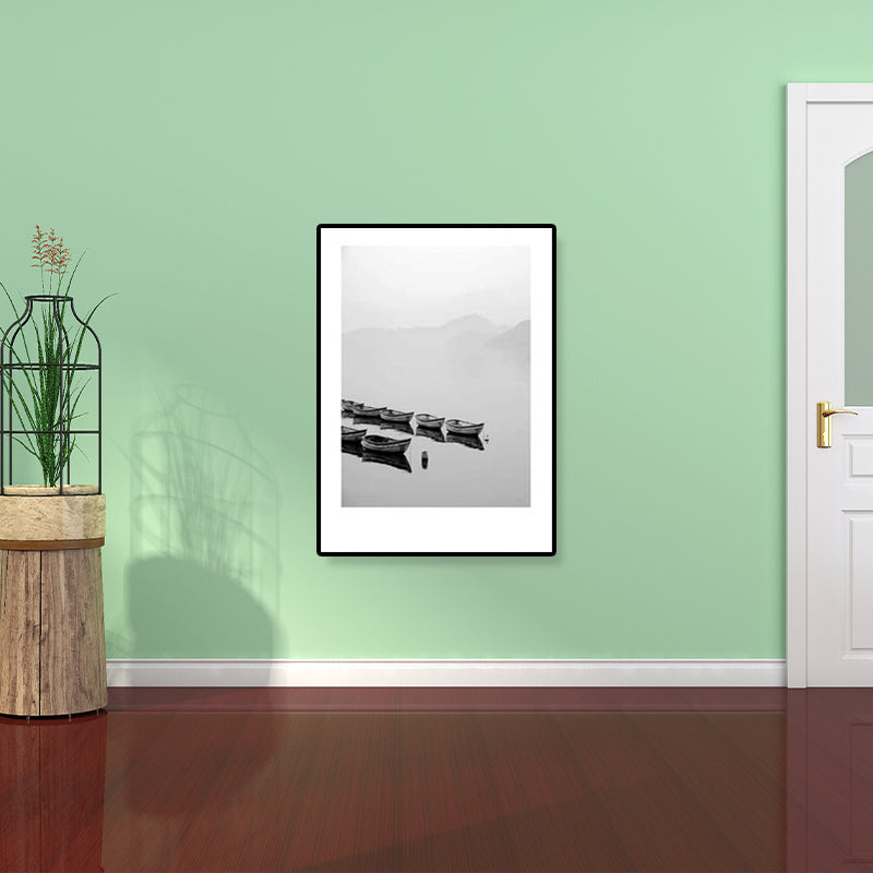 Avtoit | Gray Tropical Canvas Wall Art Photography Landscape Print Wall Decor for the Dining Room