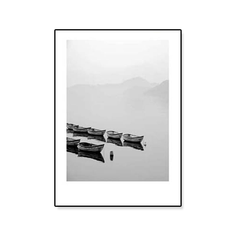 Avtoit | Gray Tropical Canvas Wall Art Photography Landscape Print Wall Decor for the Dining Room
