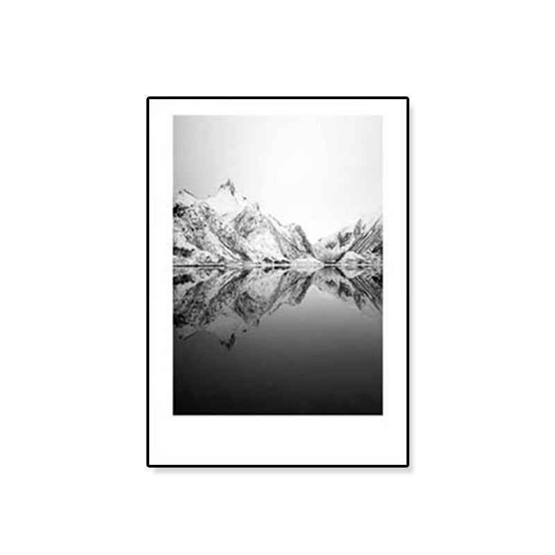 Avtoit | Tropical Rocky Bay Seascape Canvas Print Dark Color Texture Wall Art for the Living Room