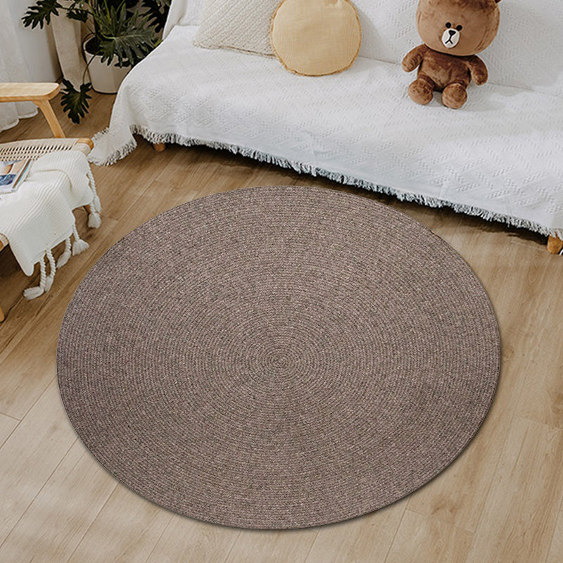 Avtoit | Simple rustic carpet wool plain carpet machine washable pet-friendly non-slip carpet for the bedroom