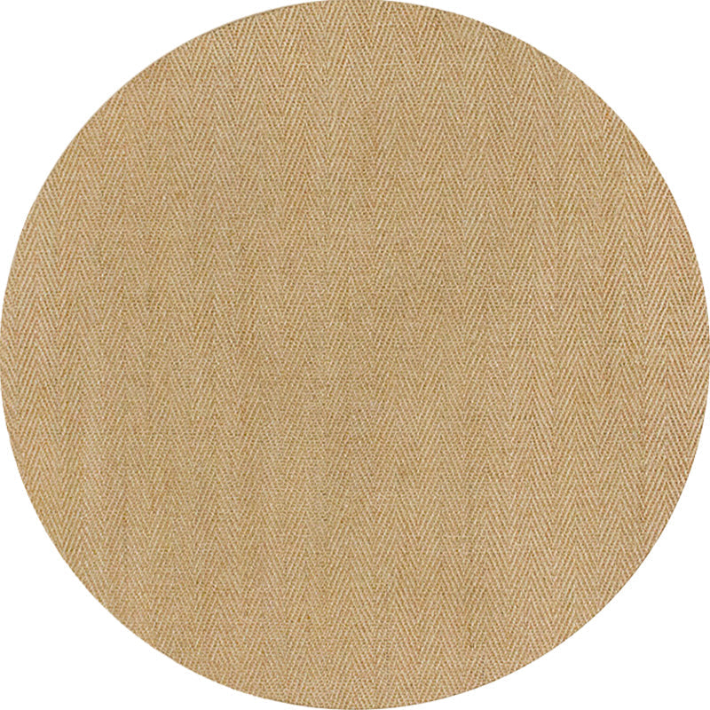 Avtoit | Brown Living Room Rug Rustic Solid Color Carpet Sisal Pet Friendly Non-Slip Washable Area Rug for Decoration