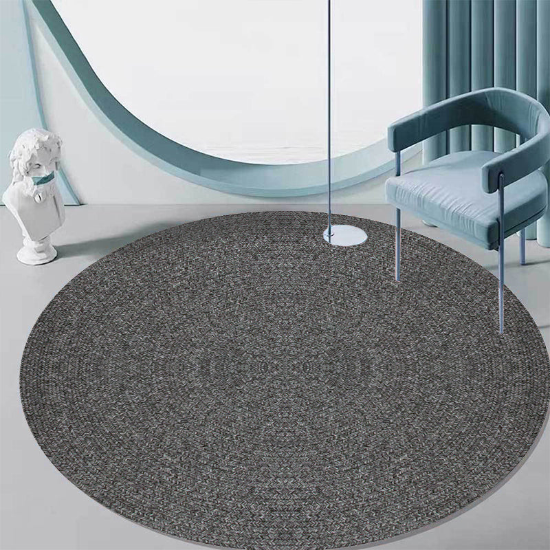 Avtoit | Rustic Solid Area Rug Polypropylene Rug Non-Slip Back Washable Pet-Friendly Carpet for Home