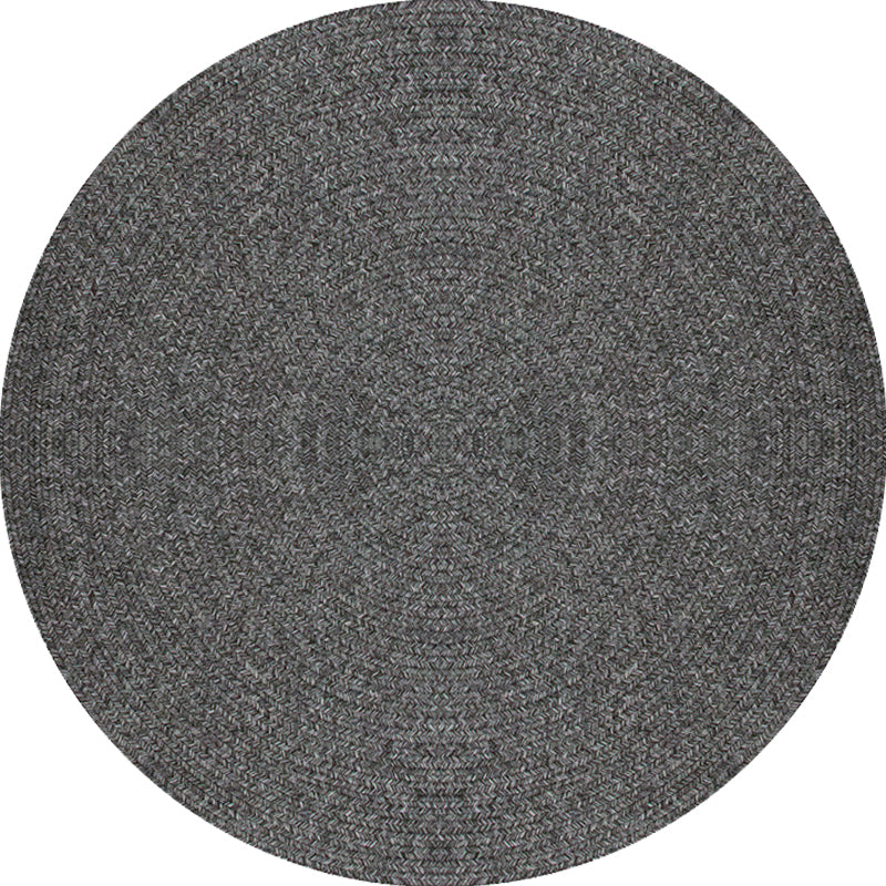 Avtoit | Rustic Solid Area Rug Polypropylene Rug Non-Slip Back Washable Pet-Friendly Carpet for Home