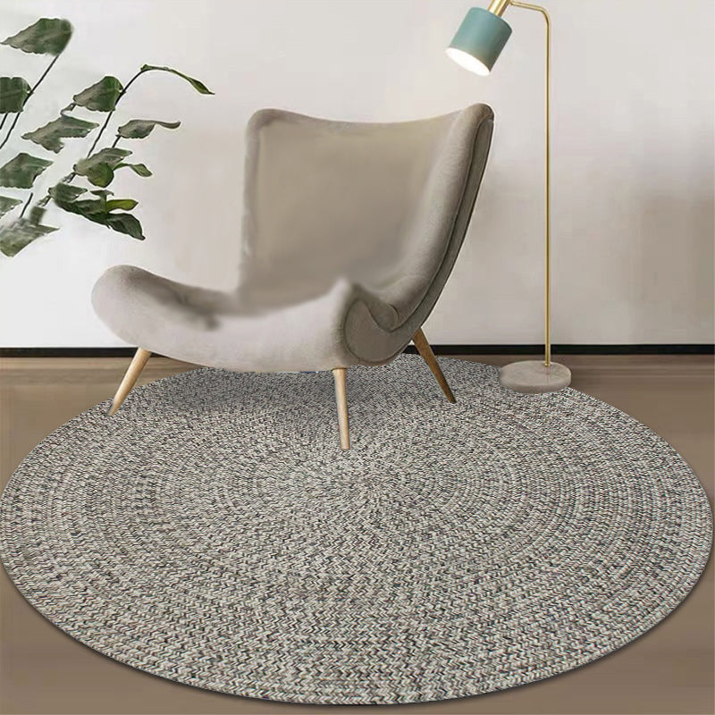 Avtoit | Rustic Solid Area Rug Polypropylene Rug Non-Slip Back Washable Pet-Friendly Carpet for Home