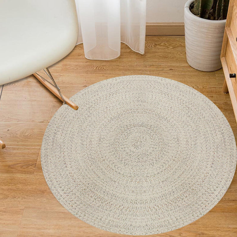 Avtoit | Rustic Solid Area Rug Polypropylene Rug Non-Slip Back Washable Pet-Friendly Carpet for Home