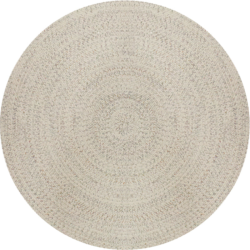 Avtoit | Rustic Solid Area Rug Polypropylene Rug Non-Slip Back Washable Pet-Friendly Carpet for Home