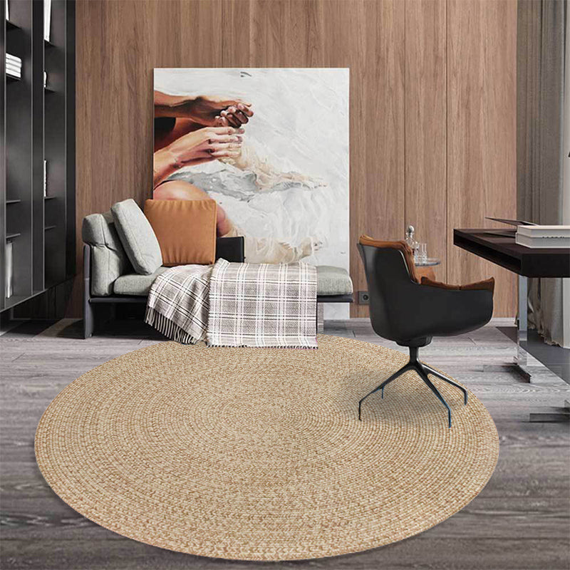 Avtoit | Rustic Solid Area Rug Polypropylene Rug Non-Slip Back Washable Pet-Friendly Carpet for Home