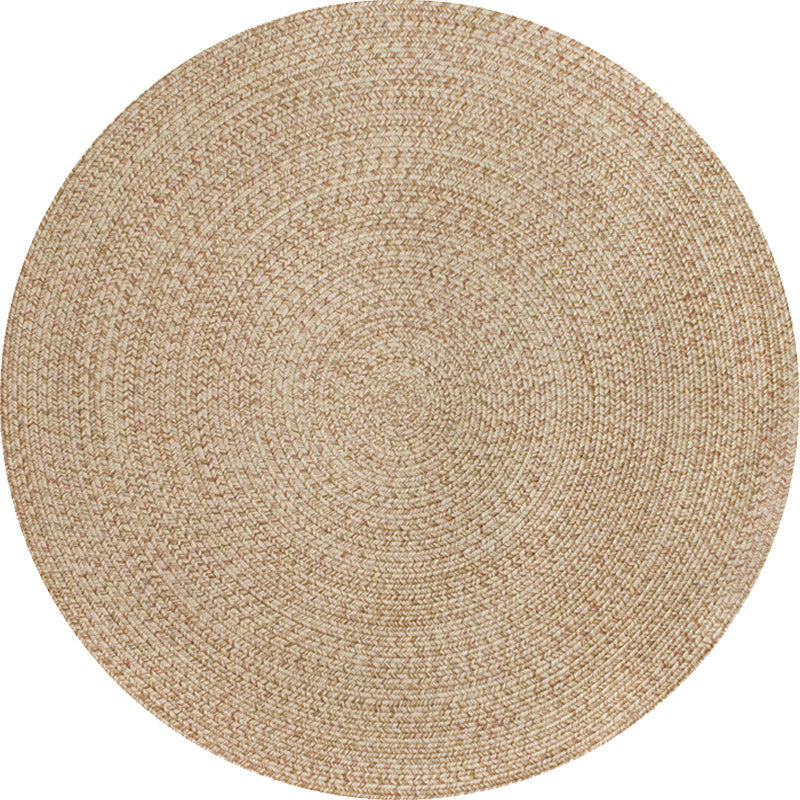 Avtoit | Rustic Solid Area Rug Polypropylene Rug Non-Slip Back Washable Pet-Friendly Carpet for Home