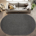 Avtoit | Solid Color Carpet Polypropylene Country Carpet Washable Non-Slip Pet Friendly Area Rug for Living Room
