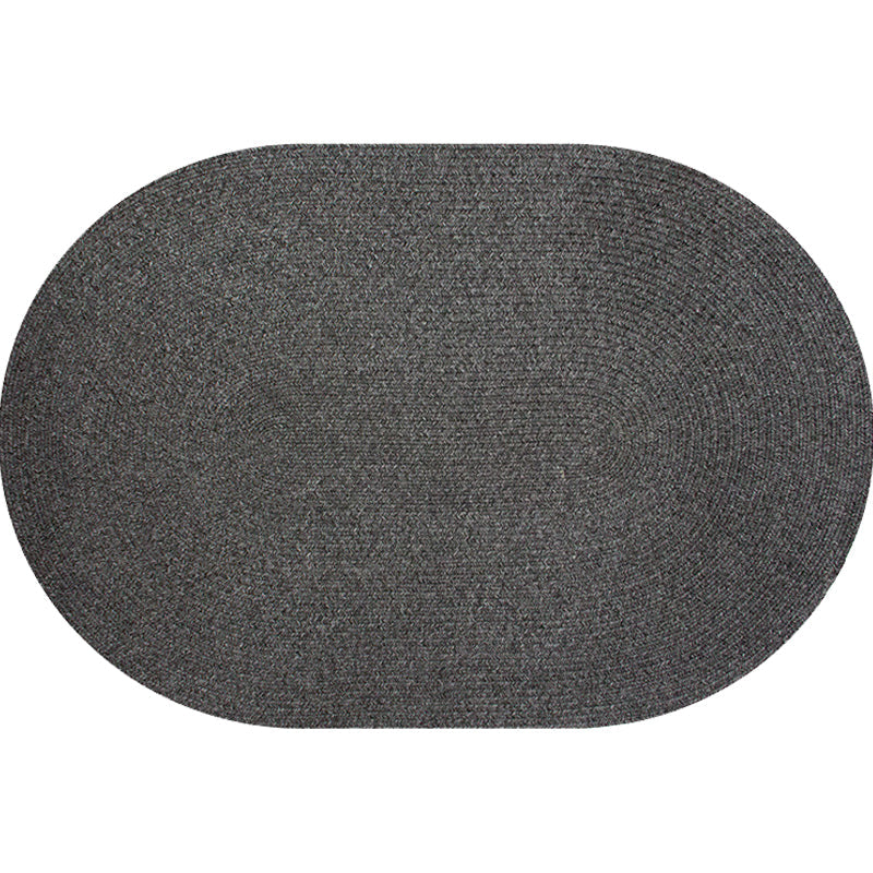 Avtoit | Solid Color Carpet Polypropylene Country Carpet Washable Non-Slip Pet Friendly Area Rug for Living Room