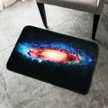 Avtoit | Creative Blue Contemporary Carpet Polyester Galaxy Pattern Carpet Washable Pet-Friendly Anti-Slip Rug for Children's Room