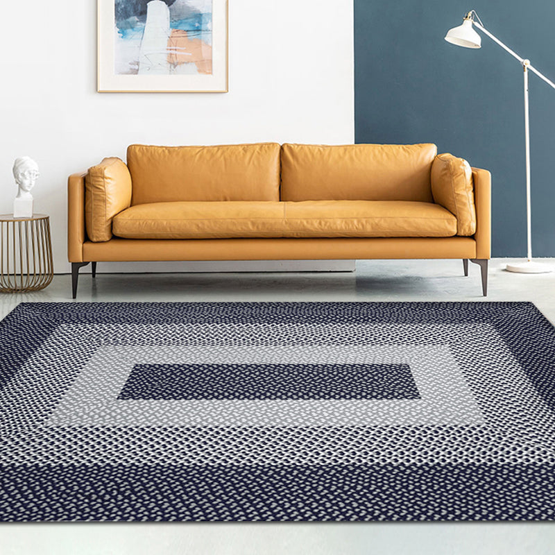 Avtoit | Unique Rustic Floor Mat Cotton Geometric Pattern Rug Washable Pet Friendly Non-Slip Carpet for Living Room