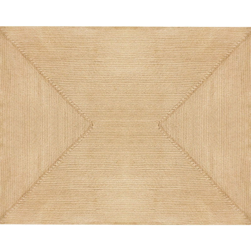 Avtoit | Brown simple rug jute rural rug washable non-slip pet-friendly rug for the living room