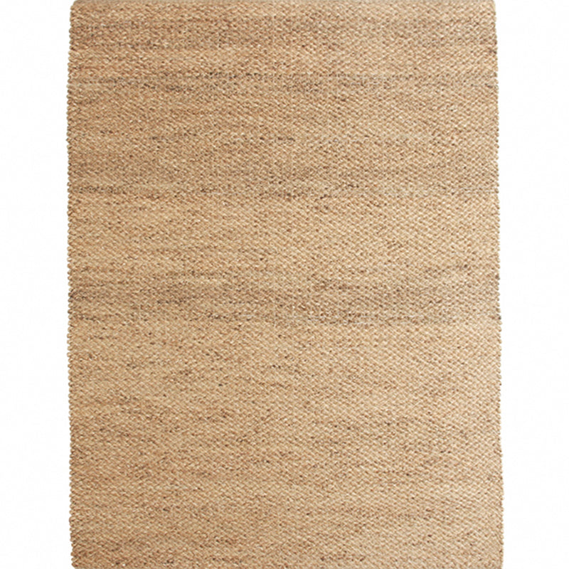 Avtoit | Brown simple rug jute rural rug washable non-slip pet-friendly rug for the living room