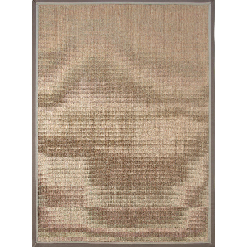 Avtoit | Simple Rustic Carpet Brown Solid Carpet Washable Pet Friendly Non-Slip Back Rug for the Living Room