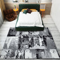 Avtoit | Unique Abstract Carpet Multicolor Industrial Carpet Polyester Pet Friendly Washable Non-Slip Area Rug for Living Room