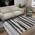 Avtoit | Creative Abstract Rug Multicolor Industrial Rug Polyester Pet Friendly Washable Non-Slip Carpet for Living Room