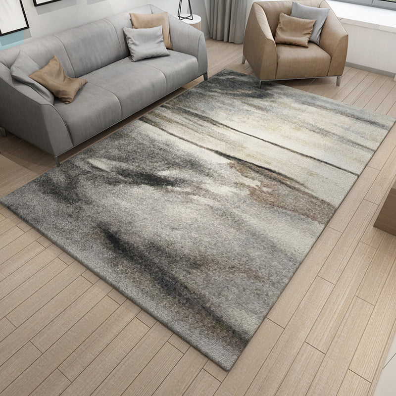 Avtoit | Multicolor Abstract Carpet Polyester Industrial Carpet Pet Friendly Washable Non-Slip Rug for Living Room