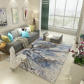 Avtoit | Multicolor Living Room Rug Industrial Watercolor Pattern Rug Polyester Washable Non-Slip Backing Pet-Friendly Rug